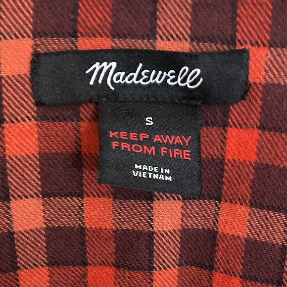 MADEWELL Flannel Bedtime Pajama Set Plaid in Reywood - Picture 5 of 14